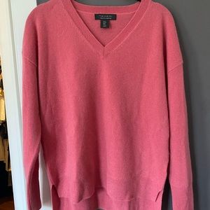 Pink cashmere Tahari sweater